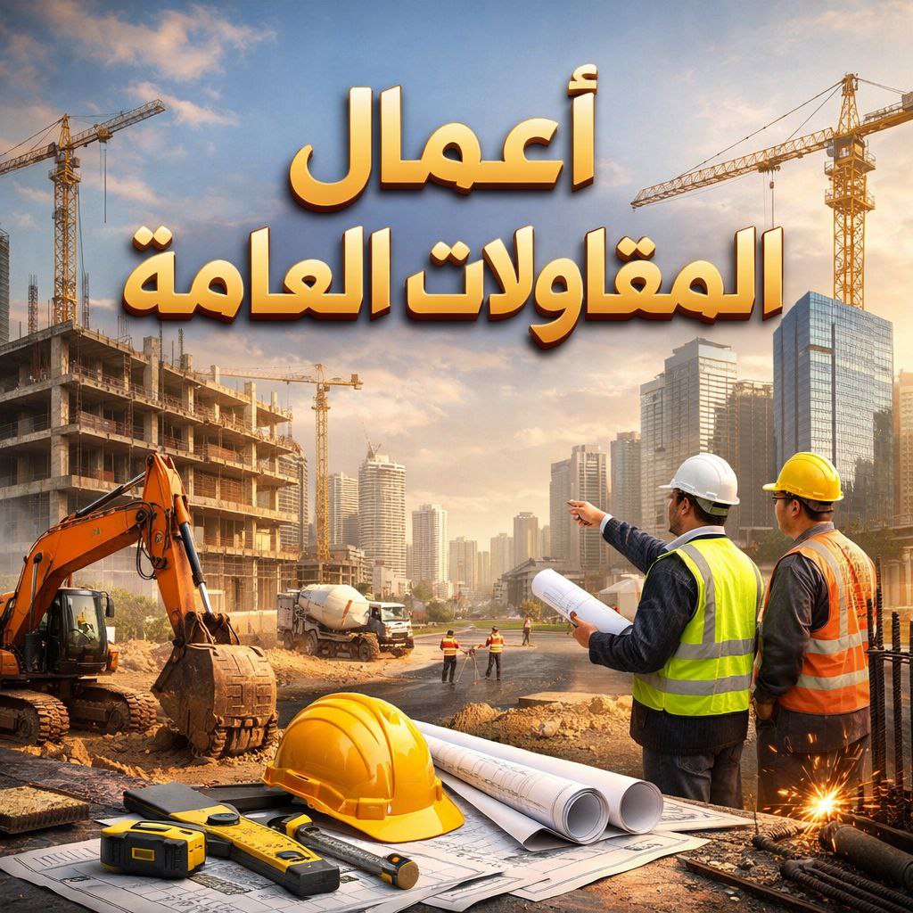 أعمال المقاولات العامة | مؤسسة أطلالة نجد للمقاولات العامة